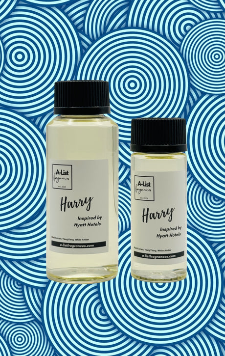 Pair of two bottles with transparent  oil inside