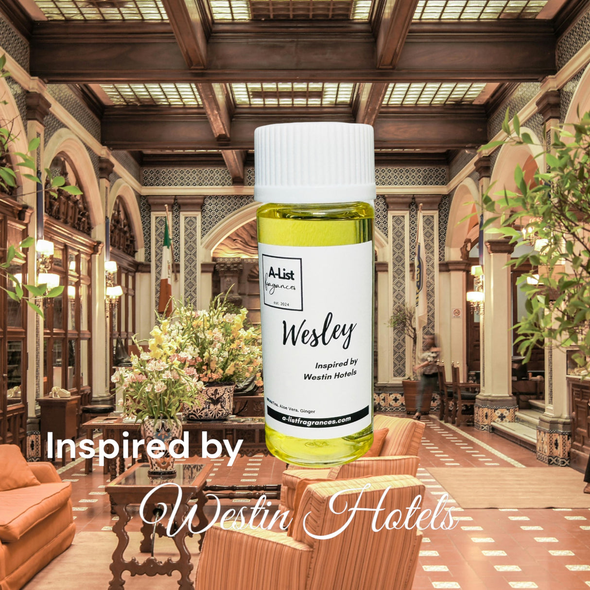 Hotel Scent Fragrance Oil : WESLEY- Inspired by Westin Hotels®