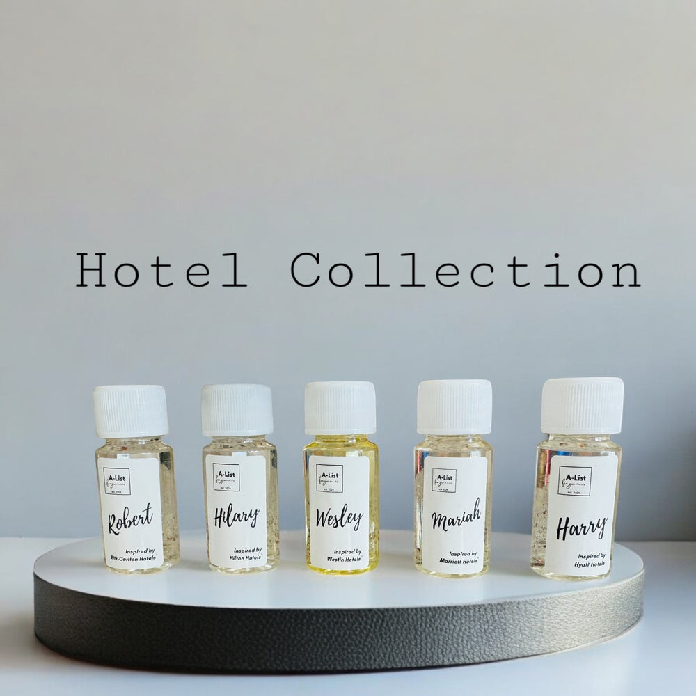 A-List Discovery Kit -  Five 10 ml Samples of our Hotel Collection or Spa Collection