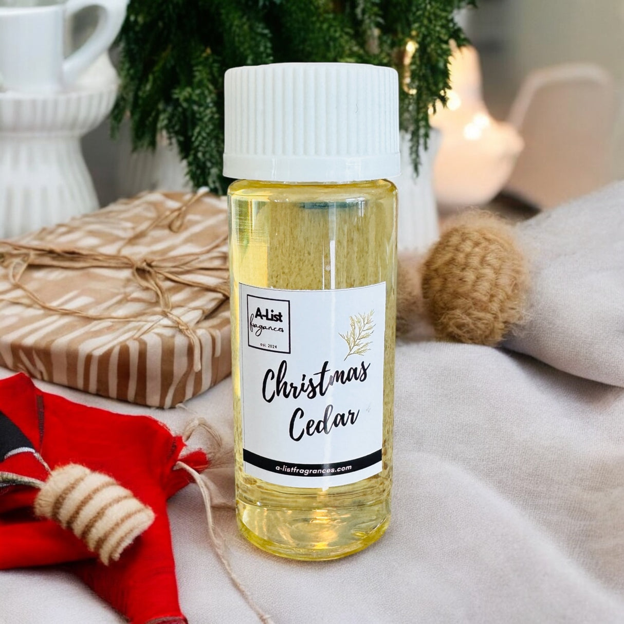 Christmas Cedar - Festive Fragrance Oil with Cardamom, Cedar, and Musk | Holiday Scent Collection