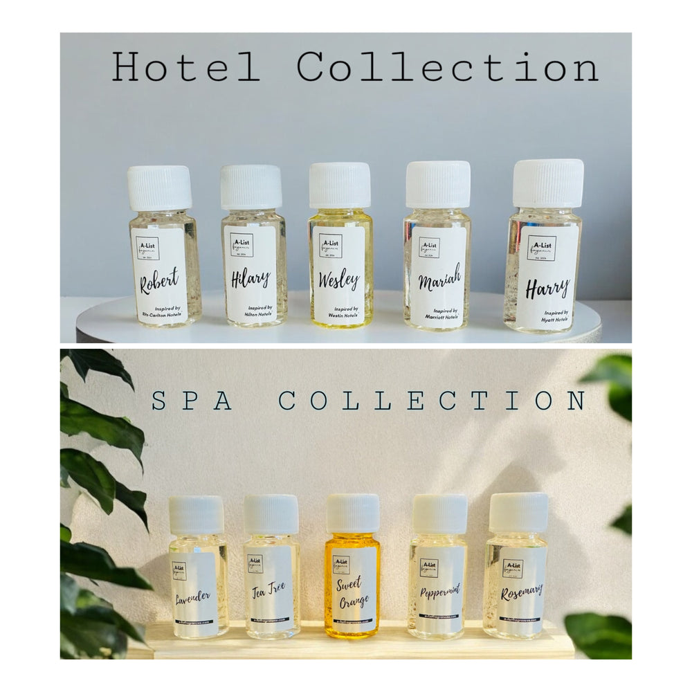 A-List Discovery Kit -  Five 10 ml Samples of our Hotel Collection or Spa Collection