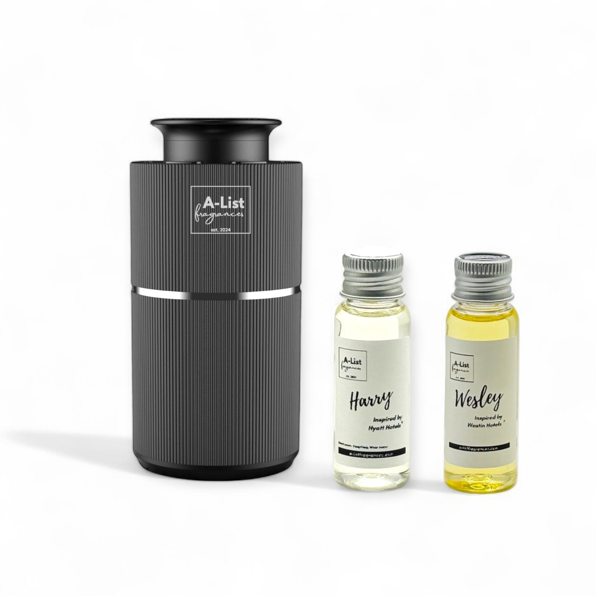 Car Diffuser Starter Kit - Two 20ml Fragrances of Your Choice Included