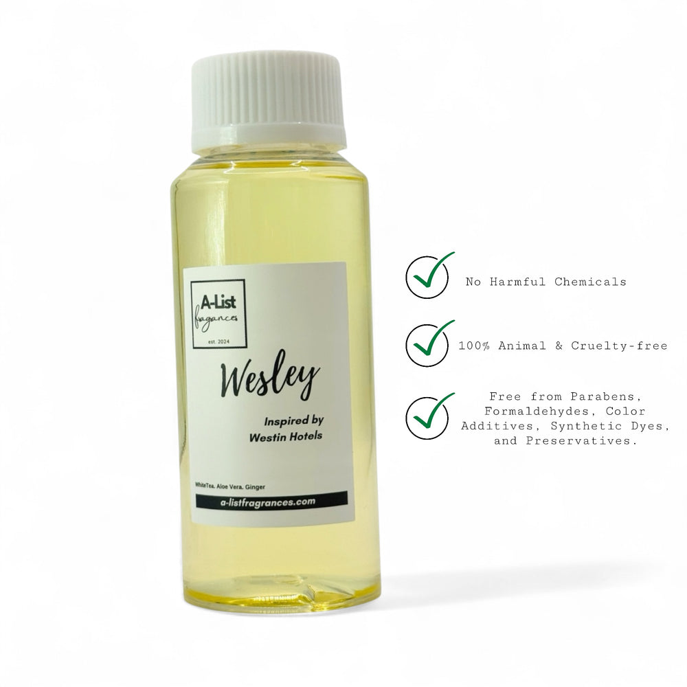 Hotel Scent Fragrance Oil : WESLEY- Inspired by Westin Hotels®