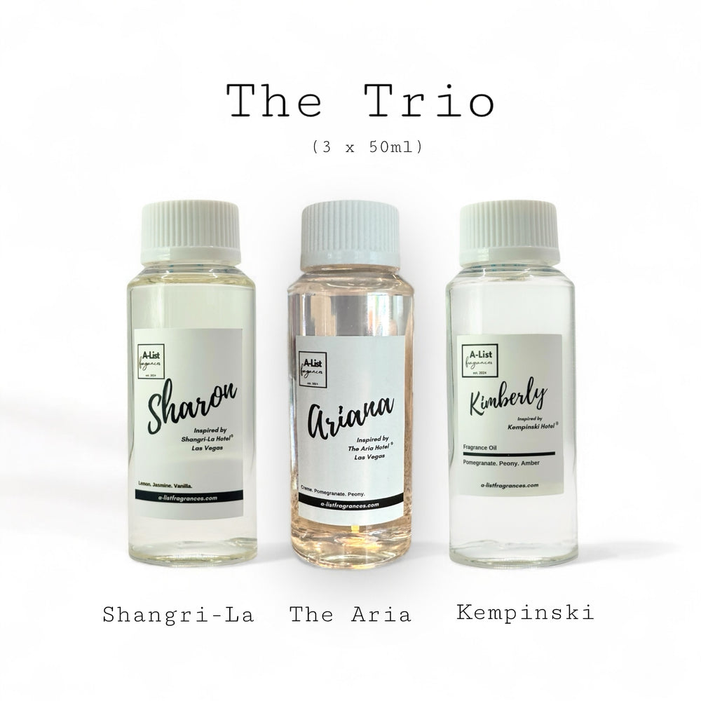 The Trio: 3 Luxury Hotel-Inspired Scents (Ariana, Sharon, Kimberly)