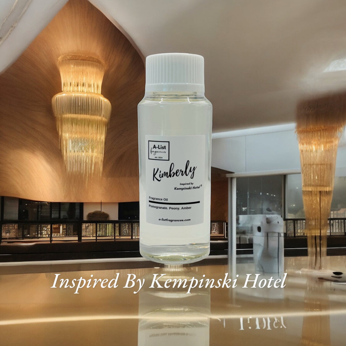 Hotel Scent Fragrance Oil : KIMBERLY - Inspired by Kempinski Hotels - A - List Fragrances