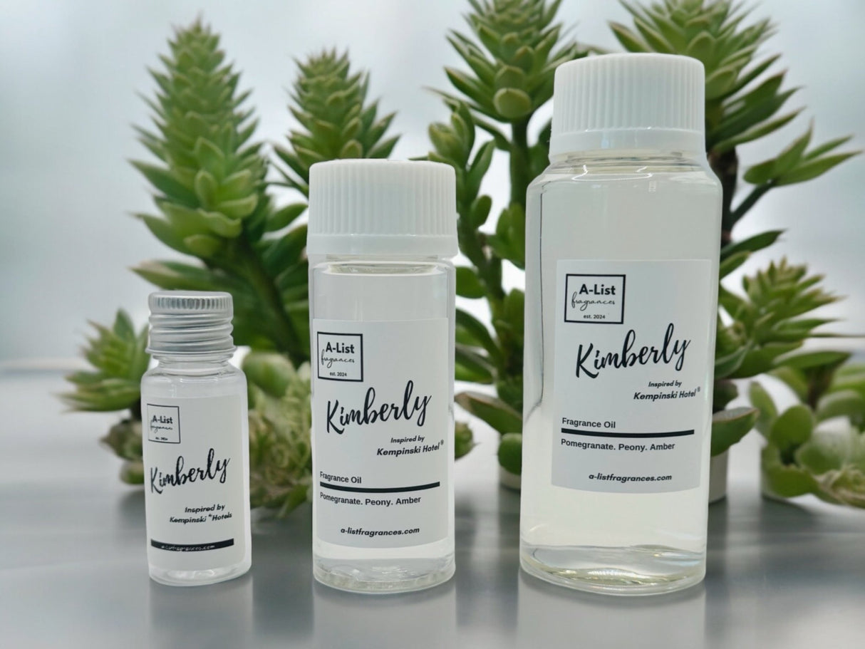 Hotel Scent Fragrance Oil : KIMBERLY - Inspired by Kempinski Hotels - A - List Fragrances